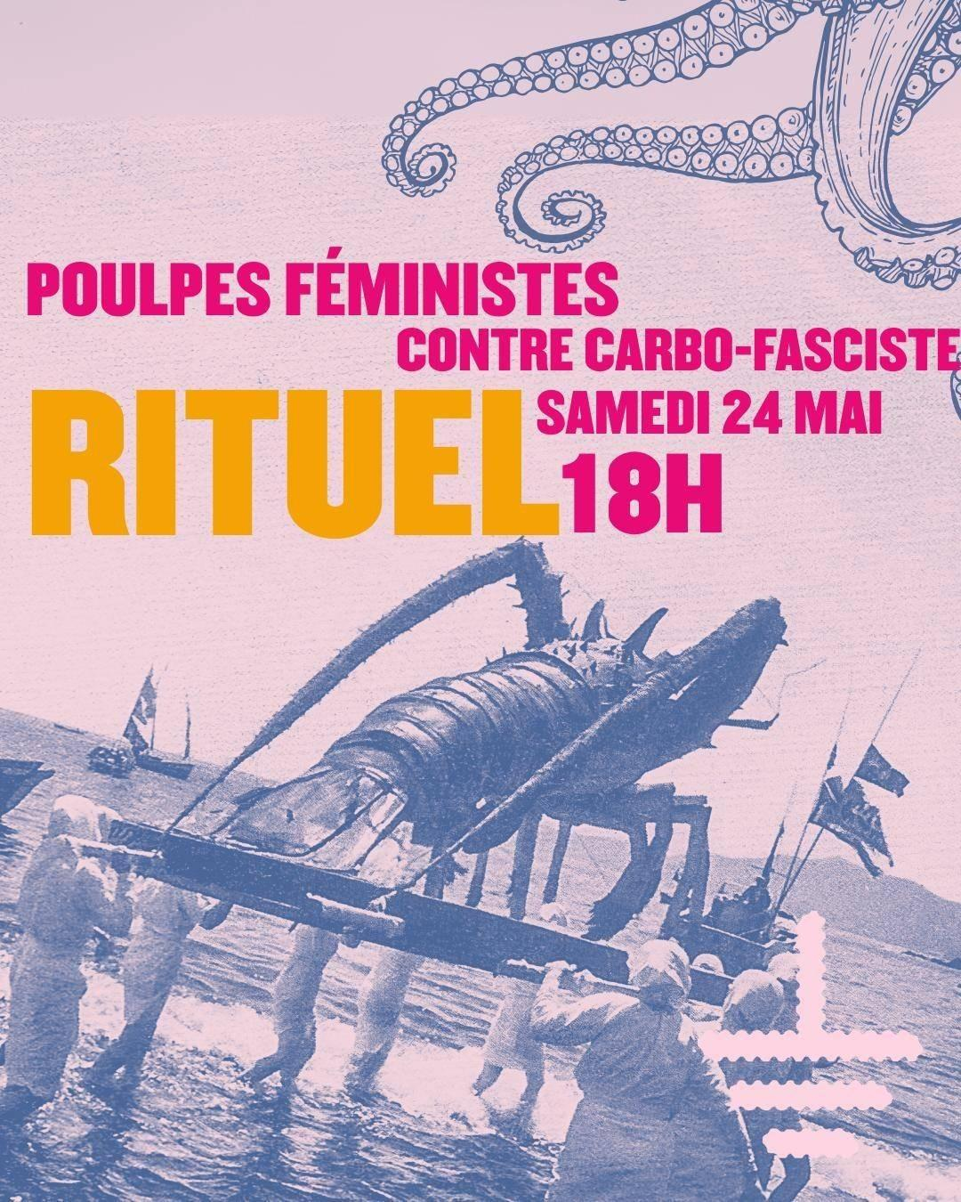 samedi 24 mai  à 18h - rituel féministe contre l'empire bolloré sur le village antifasciste