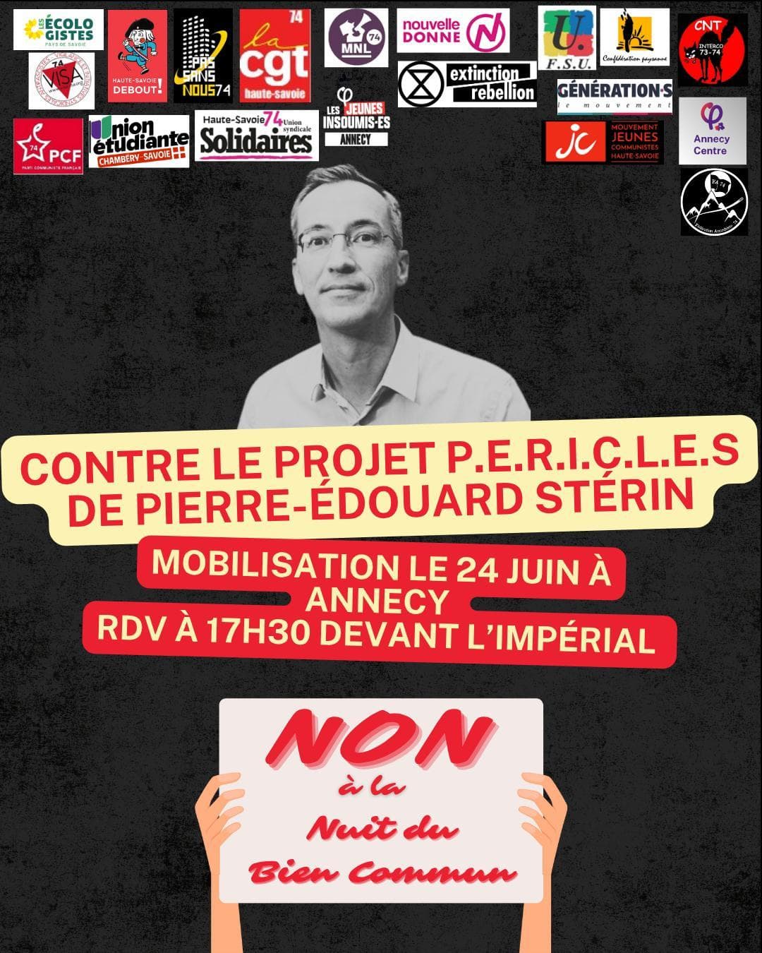 annecy contre sterin - affiche