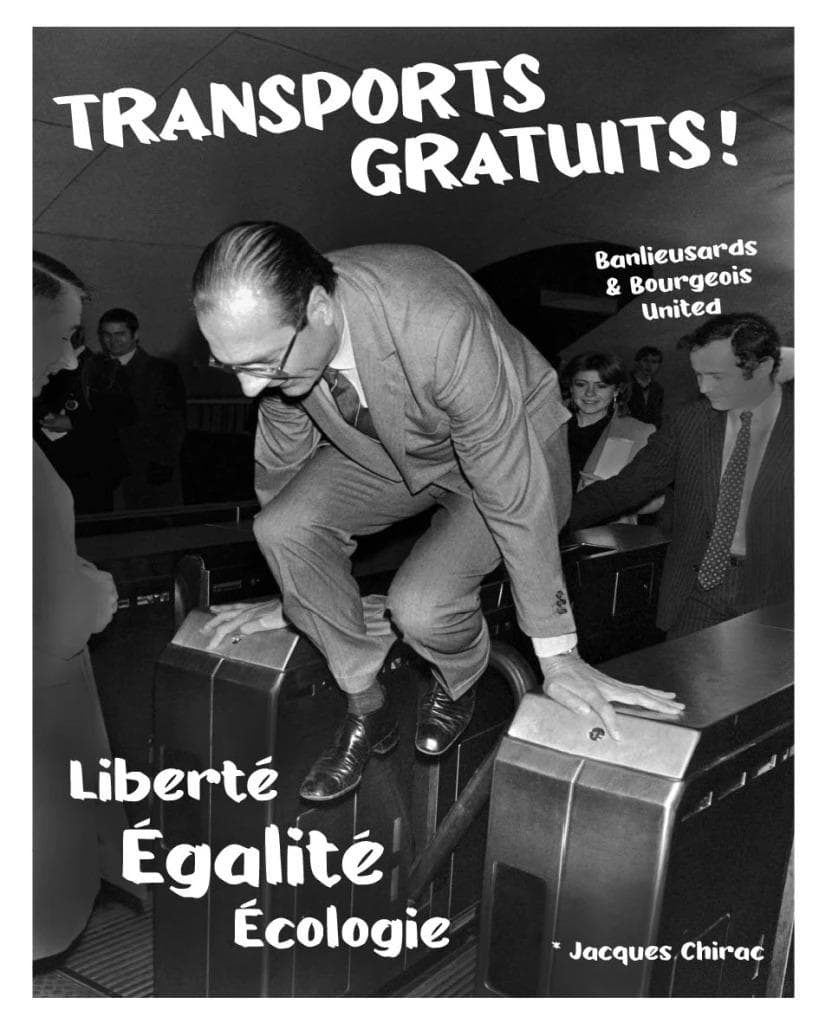 chirac - transports gratuits