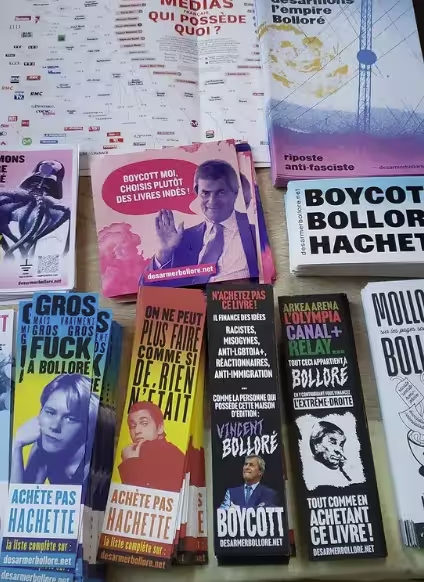 Le retour de l’opération marque-pages contre Bolloré !