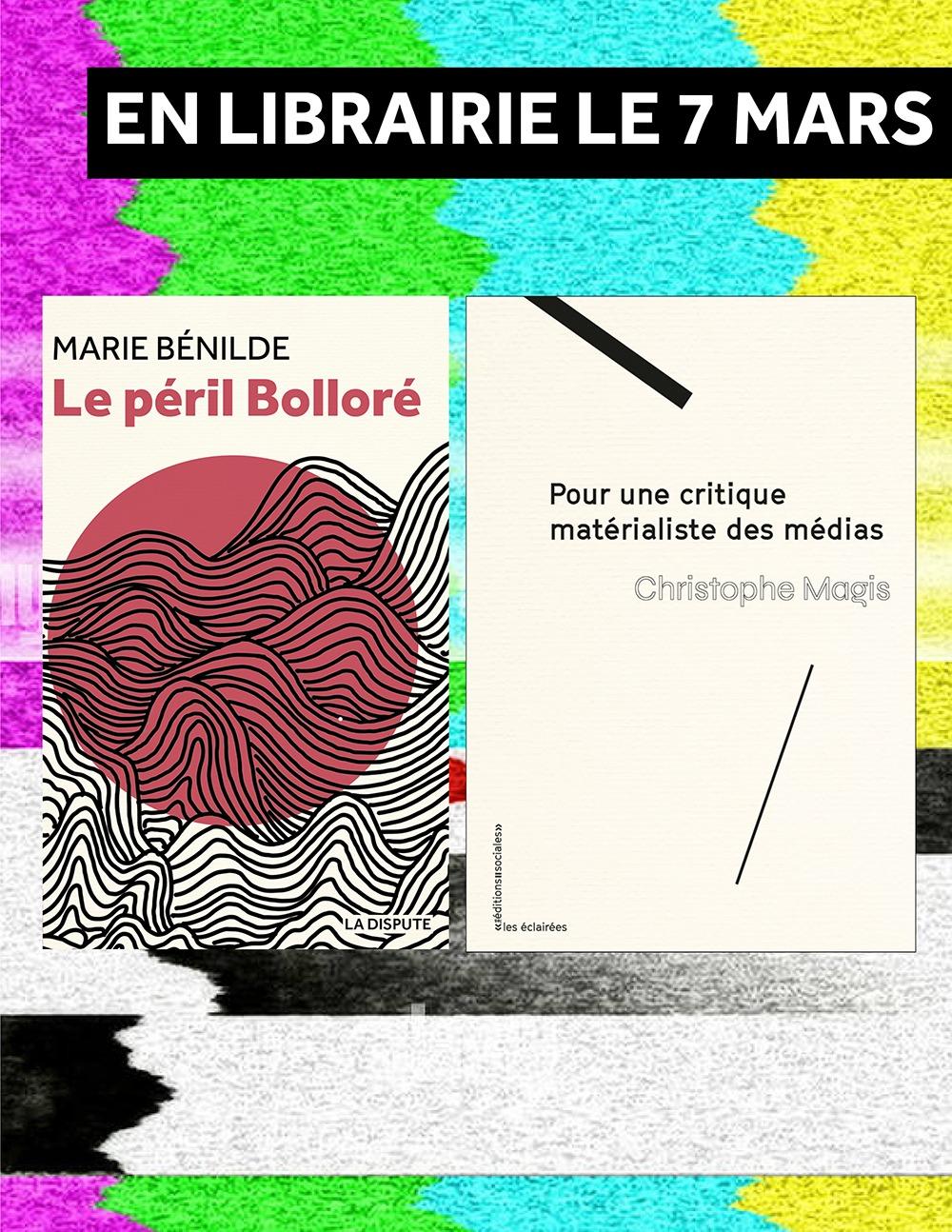 Deux nouveaux livres contre Bolloré des éditions sociales et La Dispute